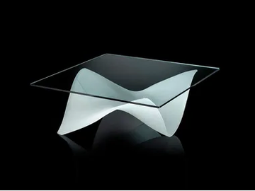 GAUDÌ - Square glass coffee table by Reflex