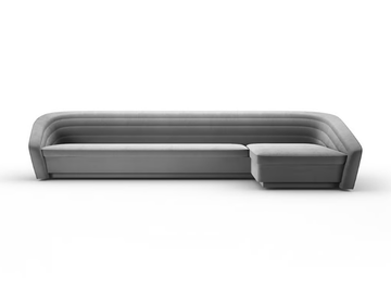 GRANTURISMO - Fabric sofa with chaise longue by Reflex