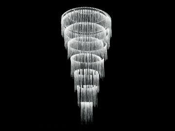 ICE - LED Murano glass pendant lamp by Reflex
