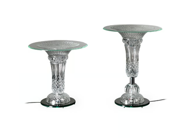 PALAZZO DUCALE - Round glass coffee table by Reflex