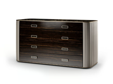 PLISSÈ - Wooden chest of drawers by Reflex