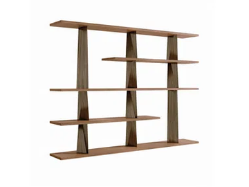 PRISMA - Freestanding wooden bookcase by Reflex