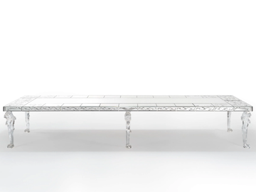 SAN MARCO 72 - Rectangular glass table by Reflex