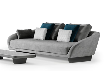 SEGNO - 3 seater leather sofa by Reflex