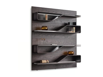 SEGNO - Bookcase with built-in lights by Reflex