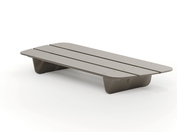 SEGNO - Solid Surface garden side table by Reflex