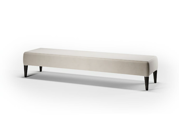 SOFT - Upholstered leather bench by Reflex