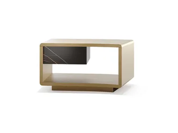 SPACE - Wooden bedside table with drawers by Reflex