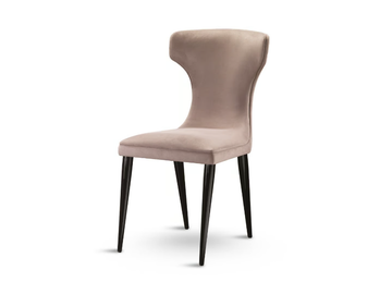 VENEZIA - Upholstered leather chair with armrests by Reflex
