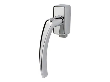 APRI - DK brass window handle on rose by Reguitti