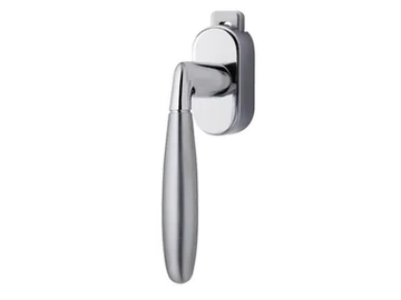 SASHA - DK brass window handle on rose by Reguitti