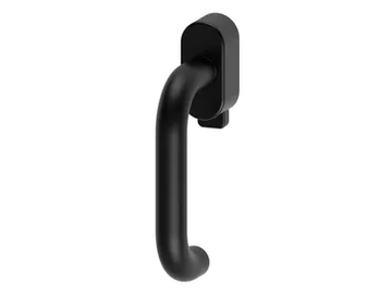 STOCCOLMA - DK stainless steel window handle on rose by Reguitti