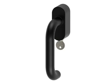 STOCCOLMA - DK stainless steel window handle with lock by Reguitti