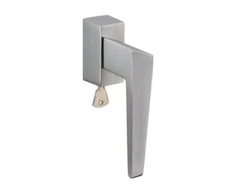 WONDER - DK Zamak window handle with lock on rose by Reguitti