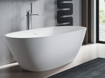 ALYSSUM - Freestanding Solid Surface bathtub by RELAX