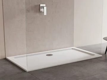 EASY - Rectangular acrylic shower tray by RELAX