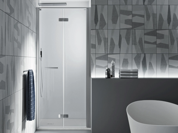 LIGHT PS - Niche shower cabin with hinged door by RELAX