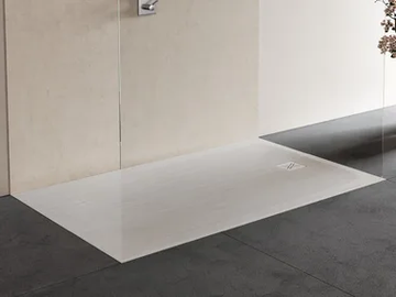 RASO - Rectangular Solid Surface shower tray by RELAX