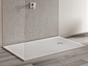 SLIM - Rectangular Solid Surface shower tray by RELAX