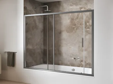 SMART SC1-V - Sliding crystal bathtub wall panel by RELAX