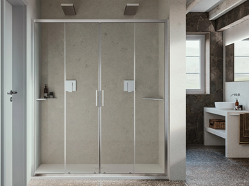 SMART SC2 - 2 places niche shower cabin by RELAX