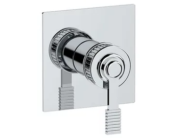 ATELIER - Recessed single handle bathtub mixer with plate by Remer Rubinetterie