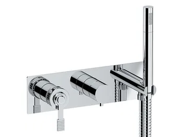 ATELIER - Single handle bathtub mixer with hand shower by Remer Rubinetterie