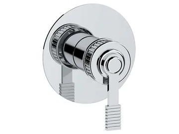 ATELIER - Single handle bathtub mixer with plate by Remer Rubinetterie