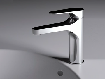 CLASS LINE - Countertop single handle washbasin mixer without waste by Remer Rubinetterie