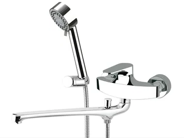 CLASS LINE - Wall-mounted bathtub mixer with hand shower by Remer Rubinetterie