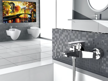 CLASS LINE - Wall-mounted single handle bathtub mixer by Remer Rubinetterie