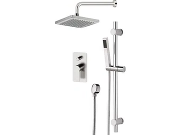 ENERGY - Chromed brass shower set with diverter by Remer Rubinetterie