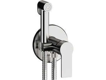 ENERGY - Wall-mounted chromed brass bidet mixer with spray by Remer Rubinetterie