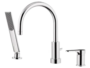 INFINITY - Bathtub set with diverter with hand shower by Remer Rubinetterie