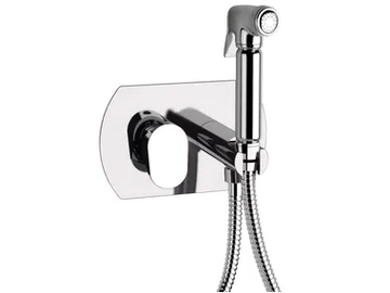 INFINITY - Single handle chromed brass shower mixer with hand shower by Remer Rubinetterie