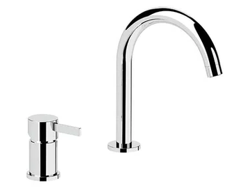 METRICA - Single handle 2 hole washbasin mixer without waste by Remer Rubinetterie