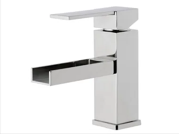 QUBIKA CASCATA - Single handle washbasin mixer by Remer Rubinetterie
