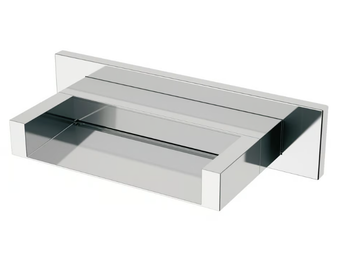 QUBIKA CASCATA - Wall-mounted waterfall spout by Remer Rubinetterie