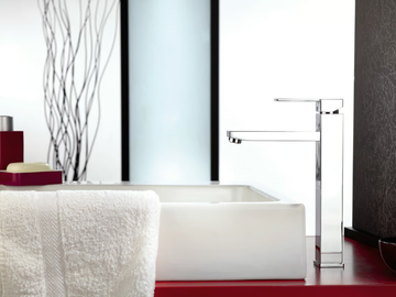 QUBIKA - Single handle 1 hole washbasin mixer by Remer Rubinetterie