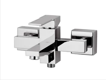 QUBIKA - Wall-mounted single handle bathtub mixer by Remer Rubinetterie