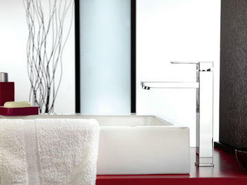 QUBIKA - Washbasin mixer without waste by Remer Rubinetterie