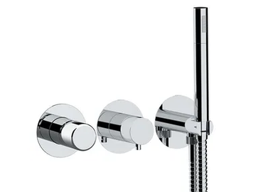 SLASH & DOT - Recessed shower set with hand shower by Remer Rubinetterie