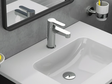 WINNER - Countertop single handle 1 hole washbasin mixer by Remer Rubinetterie