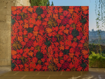 ESTAMPE - Wallpaper with floral pattern by Ressource