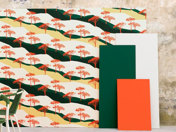 SOUS LES PINS - Motif wallpaper by Ressource