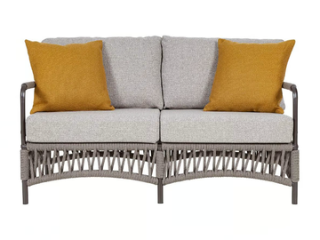 CANNES - 2 seater fabric garden sofa by Rever