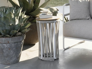 LEVANTE - Round high side table by Rever
