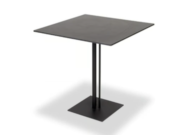 SNACK - Square steel garden table by Rever