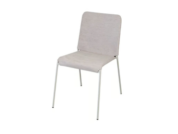 TESSA - Upholstered stackable Batyline® and steel garden chair by Rever