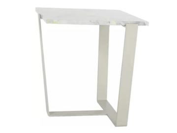 VIAREGGIO - Marble and steel high side table by Rever